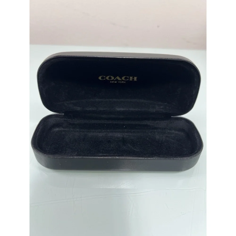 Coach Eyeglass Case Black‎ Hard Shell Sunglasses Holder New York